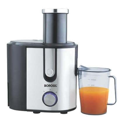 Borosil Primus BJU80SSB12 800-Watt Juicer (Silver)