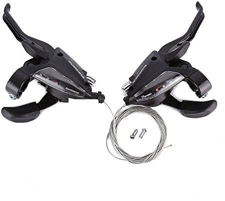 YAD Shimano Shifter ST-EF500 3x7 Speed Shift/Brake Lever Combo with Inner Cables & End Caps