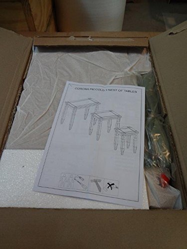 [- Mercers Furniture Corona Piccolo Nest of 3 Tables - Pine  -]