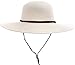 Simplicity Women's UPF 50+ Wide Brim Braided Straw Sun Hat with Lanyard