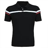 Men 's cotton casual polo short - sleeved t shirt