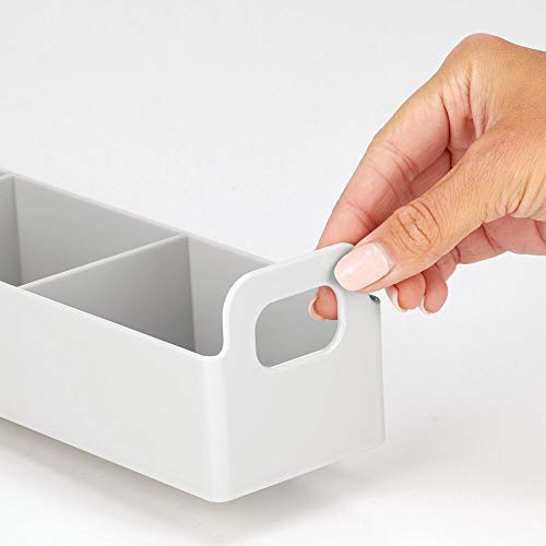 mDesign Kitchen Plastic Pantry, Countertop Organizer Storage