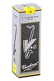 Vandoren CR624 Bass Clarinet V.12 Reeds Strength 4; Box of 5