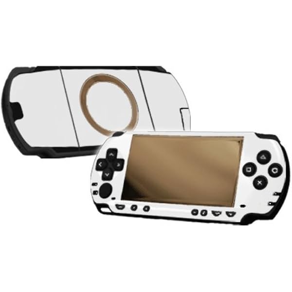 Amazon Com Winter White Vinyl Decal Faceplate Mod Skin Kit For Sony Playstation Portable 1000 Psp Console By System Skins Video Games