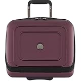 DELSEY Paris Luggage Cruise Lite Hardside 2 Wheel Underseater W/Front Pocket, Black Cherry