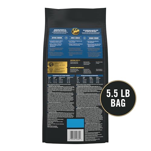 PURINA PRO PLAN ALL LIFE STAGES HIGH PROTEIN CAT FOOD CHICKEN AND RICE DRY KIBBLE 5.5 POUND (PACK OF 1)