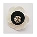 Hansicod Men's Lapel Flower Handmade Boutonniere Pin for Suit (White)
