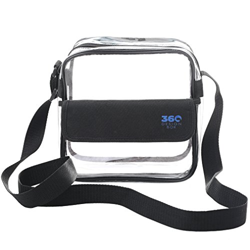 360 design box clear cross-body messenger shoulder bag …