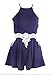 RUIGO ▒ Women's Lace Sexy Open Back Hollow Out Boho Playsuit Jumpsuit Romper Dress Dark Blue Small