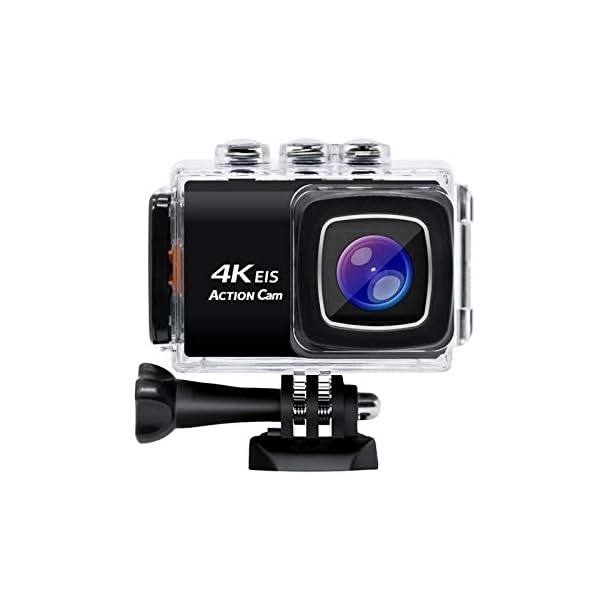 WFDG Ultra HD 4K Sport Action Kamera mit EIS-Funktion Fernbedienung 30M Wasserdichten Unterwasser Video auf Nimm Cam mit…