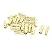uxcell 10 Pairs Gold Tone Metal 5.5mm Dia Banana Cone Connectors