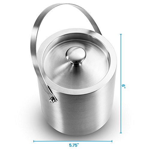 6 FineDine+Stainless+Double+Walled+Heavy+Duty+Chilling