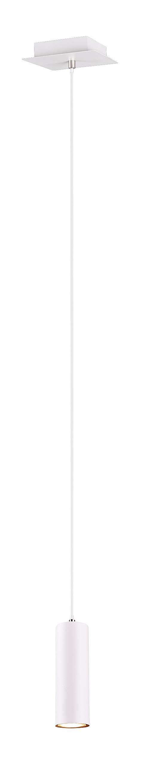 Trio Leuchten Marley 312400101 Pendant Light Matt White Metal 1-Bulb 1x GU10