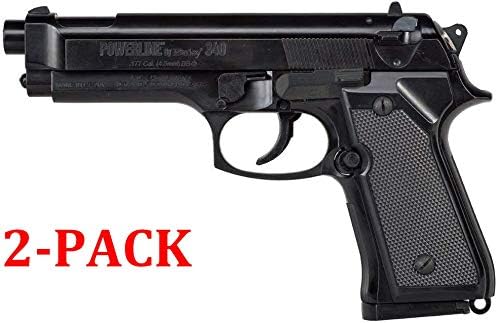 Daisy Powerline 340 BB Repeater Pistol (Black, 2-Pack)