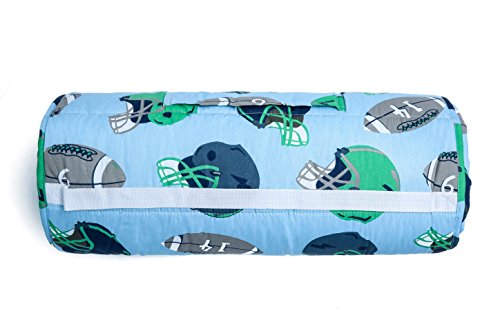 HESEAM for Kids Nap Mat,Features Built-in Blanket and Pillow,Perfect for Daycare and Preschool or Napping On-The-Go,Removable Pillow - Soft, Lightweight Mats, Easy Clean Toddler, 3-7 Years - Sport - Thumbnail 2