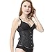 Pelisy Womens Waist Trainer Corset For Weight Loss Black small