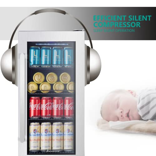 Kalamera 15” Beverage cooler 109 can builtin Single Zone Touch Control