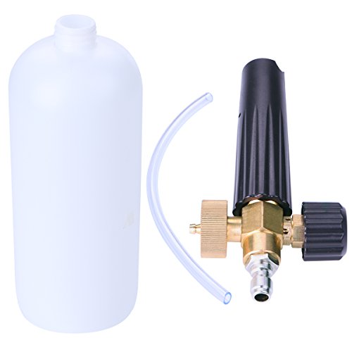 image for AyoGu Foam Cannon 1 Liter Bottle Adjustable Snow Foam Lance With 1/4 Q