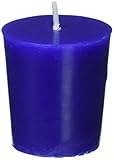 Zest Candle 12-Piece Votive Candles, Blue