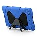 ACEGUARDER Apple Ipad Mini 2 Mini 1&2 Case Waterproof Rainproof Shockproof Kids Proof Case for Ipad Mini 2 Mini 1&2(Gifts Outdoor Carabiner + Whistle + Handwritten Touch Pen) (BLUE/BLACK)
