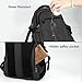 Tocode Business Travel Laptop Backpack 15.6 Inch, Computer Backpack School Backpack with USB Charging Port&Headphone Hole Anti-Theft Water Resistant College Backpack for Women & Men–Black Update