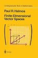 Finite-Dimensional Vector Spaces (Undergraduate Texts in Mathematics)