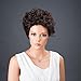 Vibola Women Short Black Brown FrontCurly Hairstyle Synthetic Hair Wigs For Black Women Wig cap
