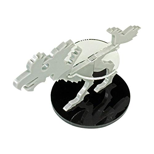 Terror Bird Character Mount with 50mm Circular Base, Grey