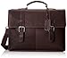 Kenneth Cole Reaction Colombian Leather Dual Compartment Flapover 13