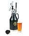 Nostalgia CBG64 Homecraft 64OZ Beer Growler & Pressurized CO2 Regulator