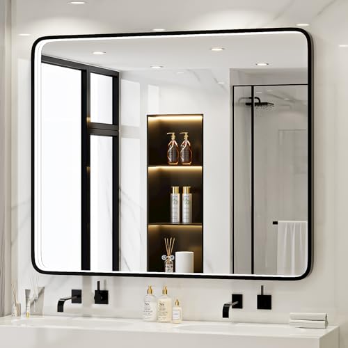 FTOTI Inch Black LED Bathroom Mirror Lights