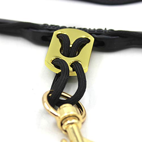 Gold Happy Adjustable Padded Saxophone Sax Strap Neck with Snap Hook Saxophone Parts and Accessories Neck Strap Sax Harness Saxophone - Thumbnail 5