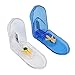 Shintop 2 Pack Vitamin Pill Cutter, Medicine Tablet Cutter Pill Splitter with Stainless Steel Blade (Blue + Clear)