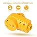 SnowyFox RV 30 Amp Female Replacement Plug - Heavy Duty 30 Amp RV Plug Receptacle with Ergonomic Handle, Designed to Accommodate Wire