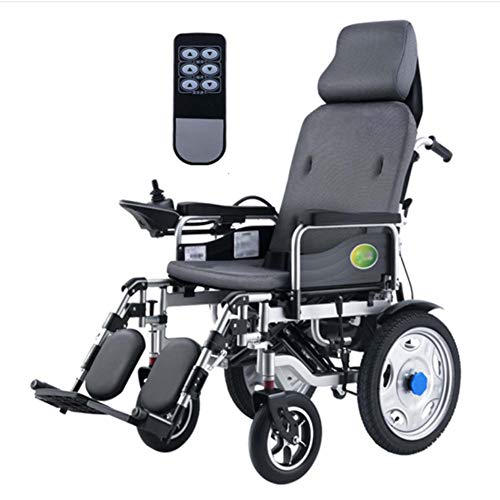 XHY Heavy Duty Electric Wheelchair with Headrest,foldable Folding and