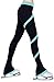Figure Skating Spiral Polartec Polar Fleece Pants (Aqua, Child Medium)