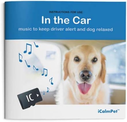 iCalmDog in The Car | Calms Dogs with Travel Anxiety While Keeping Driver Alert | Music by Through a Dog’s Ear | Micro SD Sound Card