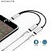 2 in 1 Lightning Adapter Charger and Lightning to Aux Headphone Jack Audio Adapter Support iOS 10.3, iOS 11 or Later
