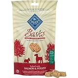 Blue Buffalo Basics Biscuits - Salmon & Potato 6oz, Pack of 3