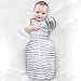 Love to Dream Swaddle UP 50/50 Transition Bag, Gray, X-Large, 24-30.5 lbs, Patented Zip-Off Wings, Gently Help Baby Safely Transition from Being swaddled to arms Free Before Rolling Over