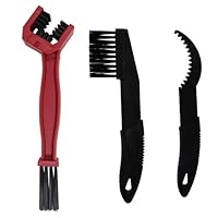 LeBoLike Durable Motorcycle & Bike Chain & Gears Maintenance Cleaning Brush Cleaner Tools - (Red)