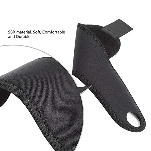 Xelparuc Adjustable Athletic Wrist Brace for Men & Women, Support for Carpal Tunnel, Tendonitis, Weightlifting,(Black /1 Pair)