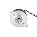 STEPPERONLINE 0.9deg Round Nema 14 Stepper Motor Bipolar 0.65A 8Ncm (11.33oz.in) Φ36x19.5mm 4-wires