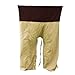 hugde Thai Fisherman Pants | Men's Yoga | Trousers | 2 Tone Pant (Brown and Tan)