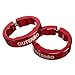 OUTERDO Bicycle Handlebar Grips Double Lock on Locking Aluminum Grips red
