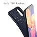 E-outfit Compatible with Galaxy A10 Case, with Tempered Glass Screen Protector, Slim Soft TPU Protective Rubber Bumper Case Cover for Samsung Galaxy A10 Phone (Blue)