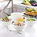 Malacasa Porcelain Bowls 25 Ounce for Cereal, Soup, Salad and Desserts, Deep Rice Bowl Set Dishes, 4 Packs, White