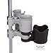 ROBOCUP, (Gray), Best Cup Holder for Drinks, Fishing Rod/Pole, Boat, Beach Chair, Golf Cart, Wheelchair, Walker, Drum Sticks, Microphone Stand