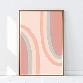 signwin Framed Canvas Wall Art Nordic Rainbow Canvas...