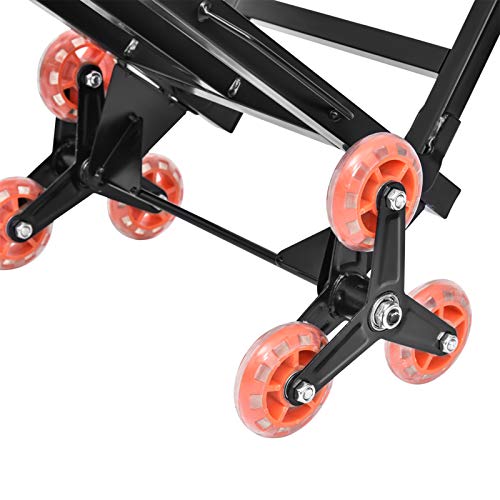 330LBS Capacity Stair Climbing Cart, Heavy Duty Stair Climbing Cart